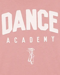Girls Dance Academy Short-Sleeve Graphic Tee - Pink