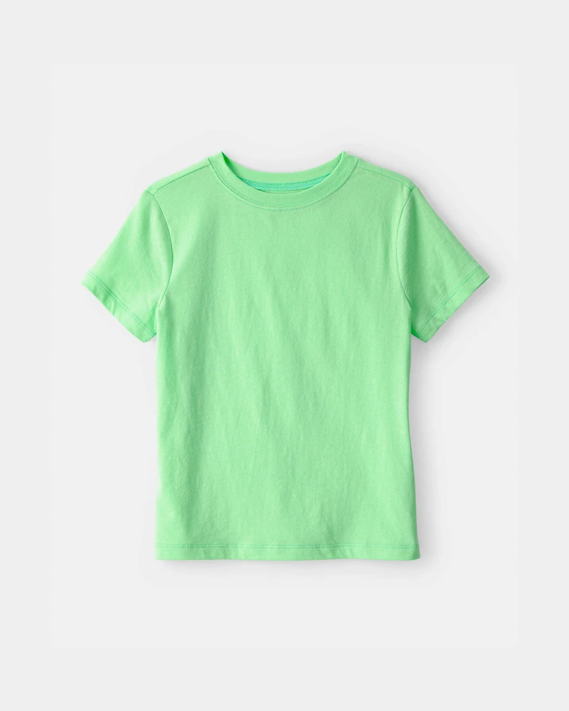 Kid Solid T-Shirt - Green