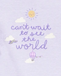 Baby Girl 3-Piece Ice Cream Print Little Cardigan Set