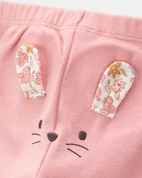 Baby Girl 3-Piece Floral Mouse Little Character Set
