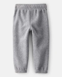 Toddler Boy Fleece Joggers - Grey
