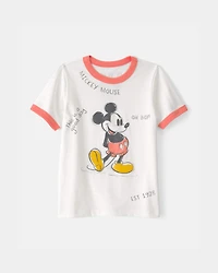 Toddler Disney© Mickey Mouse Graphic Tee - White