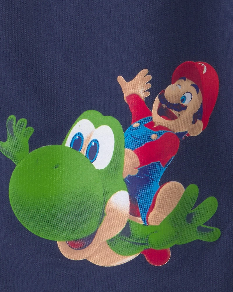 Boys Nintendo Super Mario Shorts - Navy Blue