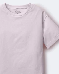 Toddler Rolled Cuff Tee - Rose