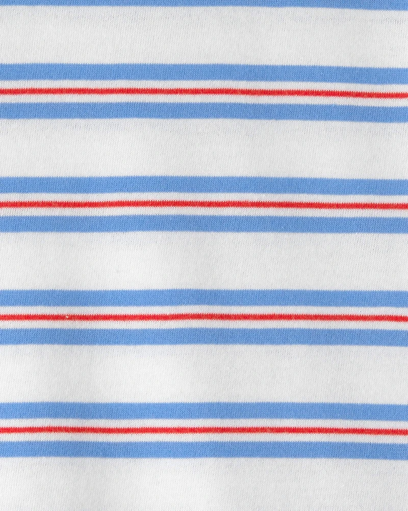 Toddler Striped T-Shirt - Red/White/Blue