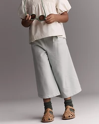 Toddler Girl Wide-Leg Drape Pant - Light Blue