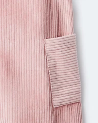 Toddler Girl Otter Pocket Corduroy Jumper - Light Pink