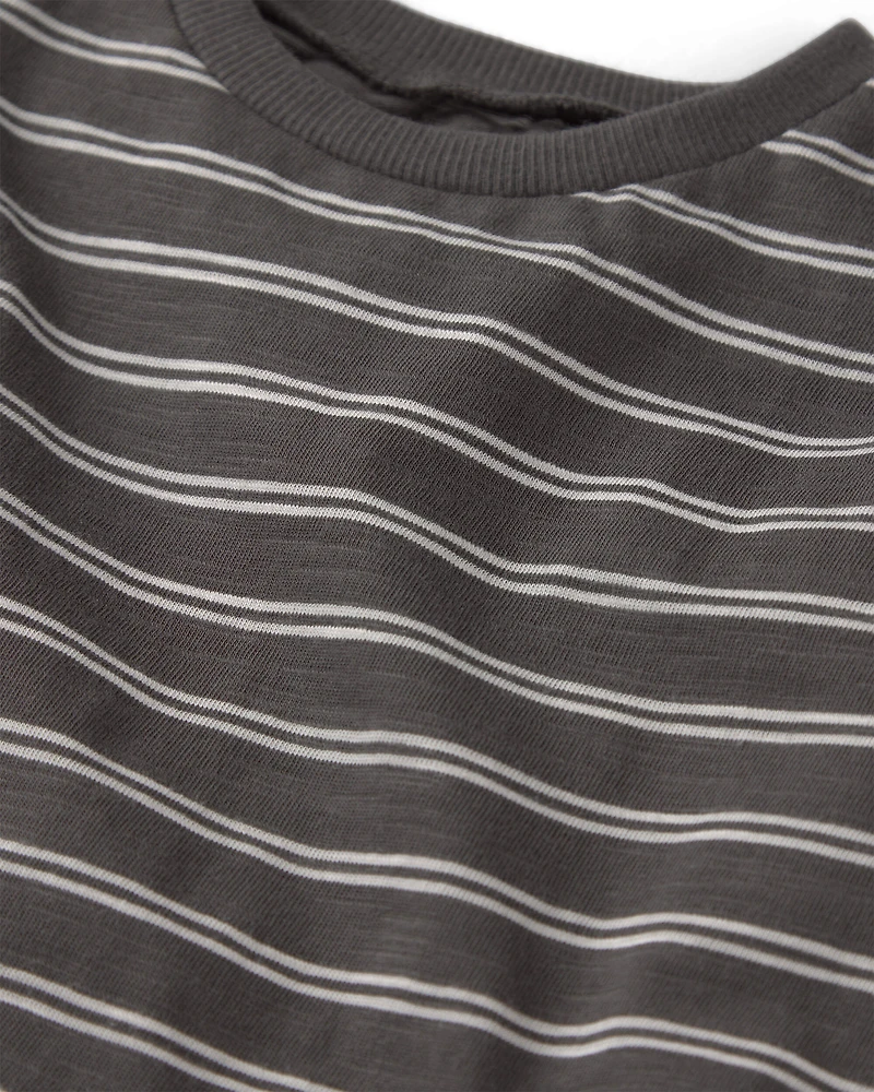 Toddler Boy 2-Pack Organic Cotton T-Shirts Palm Trees