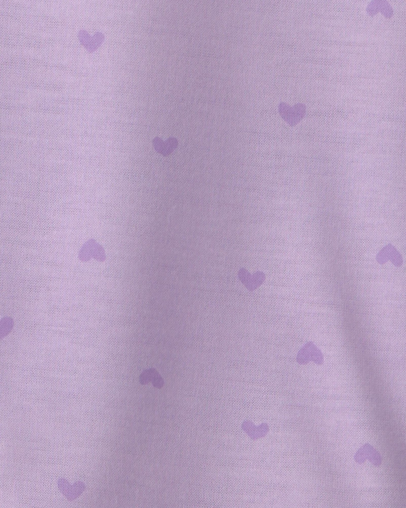 Girls 2-Pack Floral Night Gown - Purple