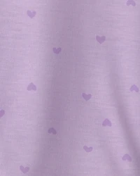Girls 2-Pack Floral Night Gown - Purple