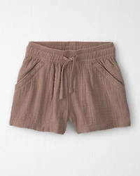 Baby Boy 2-Piece Organic Cotton Gauze Top & Short Set
