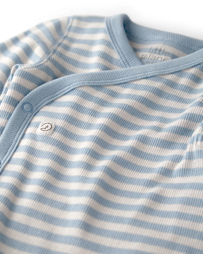 Baby Organic Cotton Striped Bodysuit