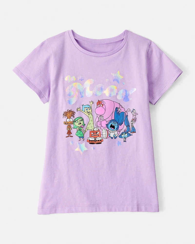 Girls InsideOut Short-Sleeve Graphic Tee - Purple