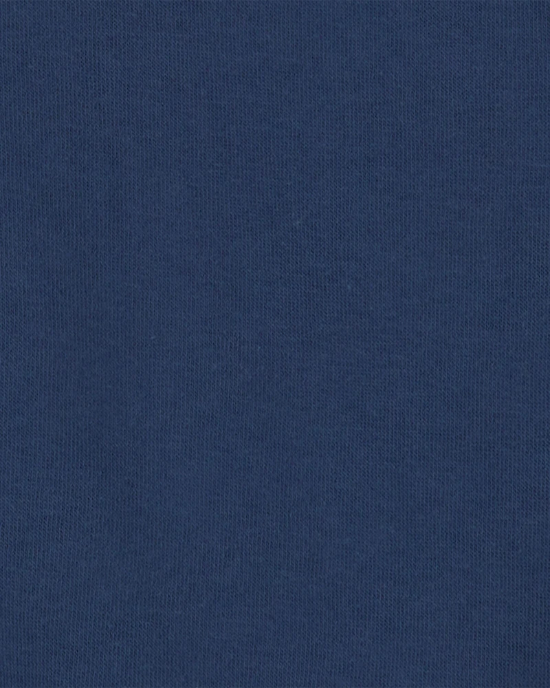 Boys Fleece Zip-Up Hoodie - Navy Blue