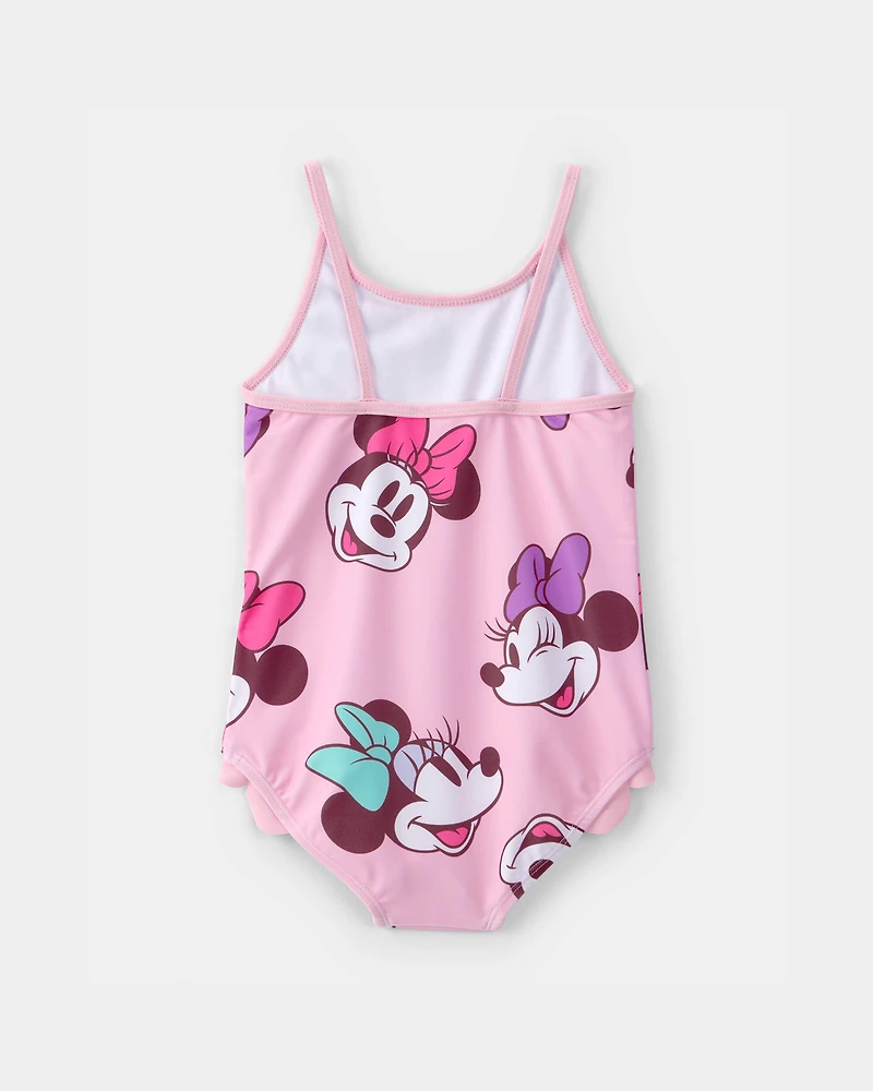 Toddler Girl Disney© Minnie Mouse 1-Piece Swimsuit - Pink