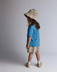 Toddler Otter Pocket Tee Face Print - Blue