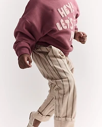 Toddler Hey, Let's Play Dolman-Sleeve Sweatshirt - Burgundy