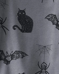 Toddler 2-Piece Organic Cotton Pajamas Spooky Creatures