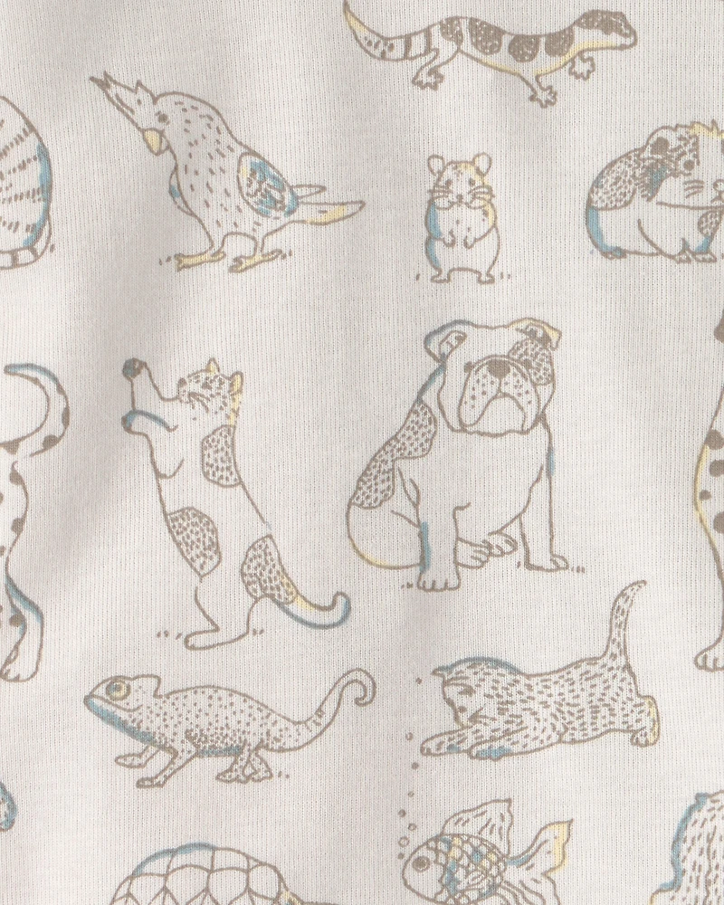 Baby 2-Piece Organic Cotton Pyjama Pet-Print
