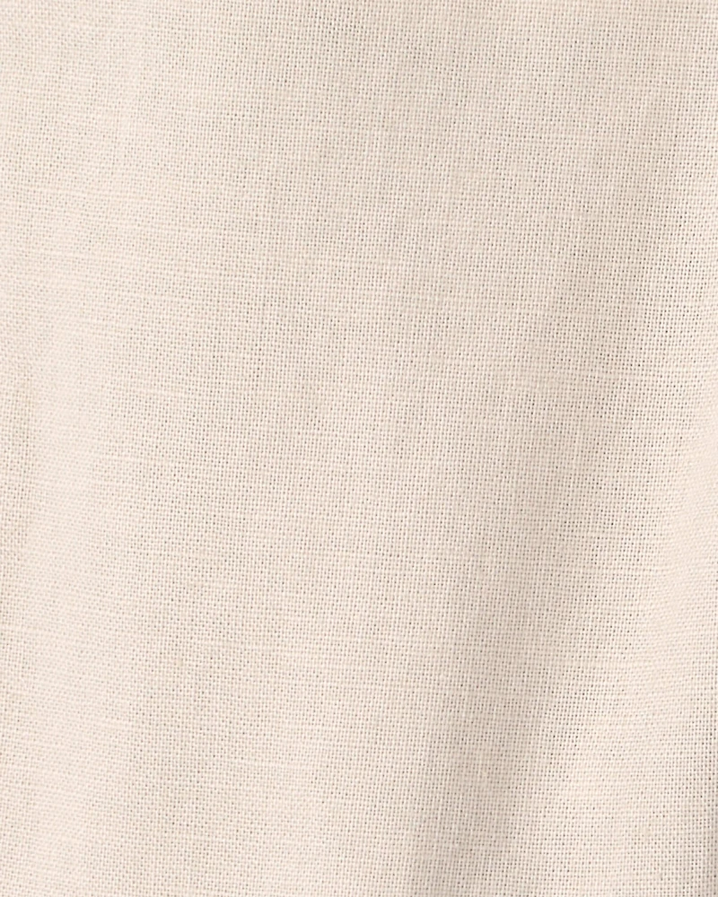 Baby Boy Linen Pants Made with Organic Cotton