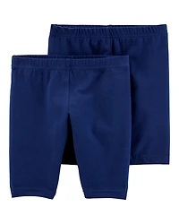 Girls 2-Pack Bike Shorts