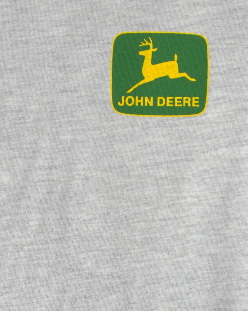 Boys Toddler Boy John Deere Tractor Graphic Tee - Grey