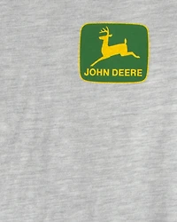Boys Toddler Boy John Deere Tractor Graphic Tee - Grey