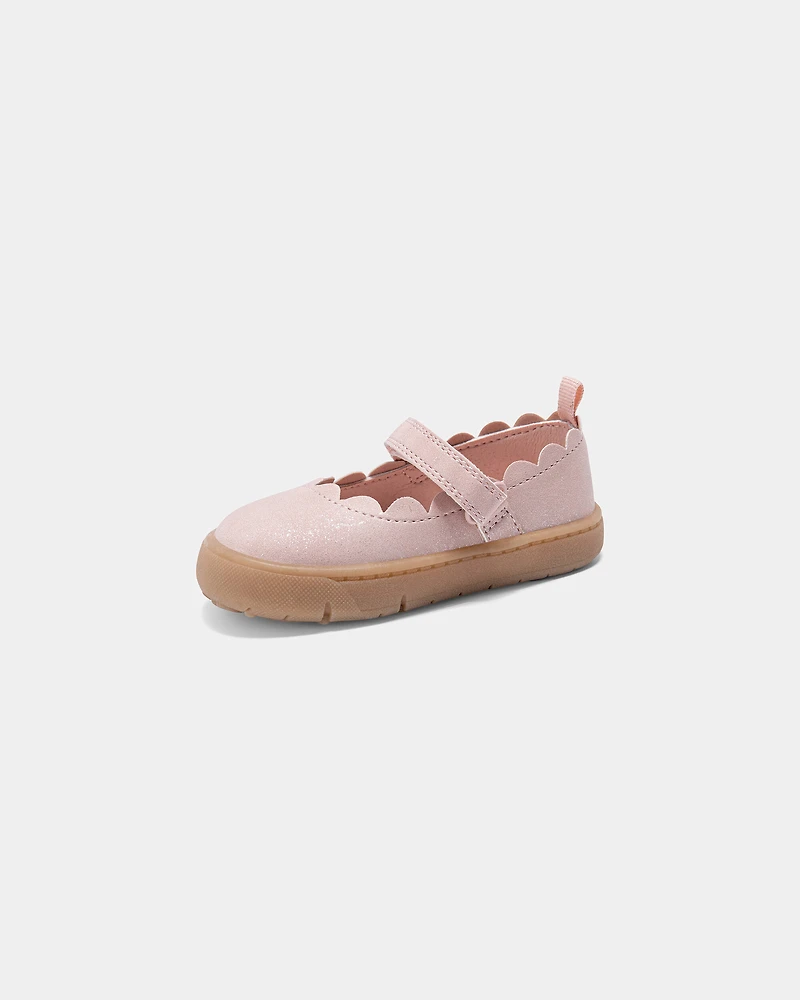Baby Girl Every Step® First Walker Dress Shoes - Pink