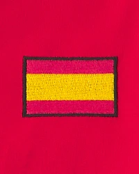 Kids 2-Piece Umbro Spain Soccer Jersey & Short Set - Red/Yellow/Black