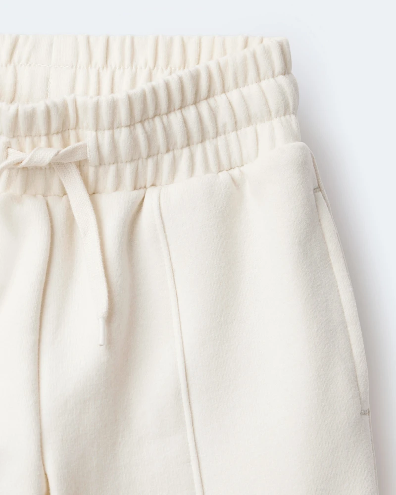 Toddler Girl Linda Wide Leg Pant - Cream