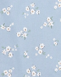 Baby 5-Pack Floral Short-Sleeve Cotton Bodysuits