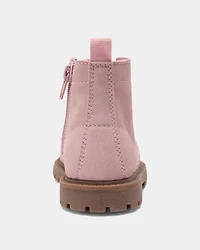 Toddler Girl Lace Charms Boots - Pink