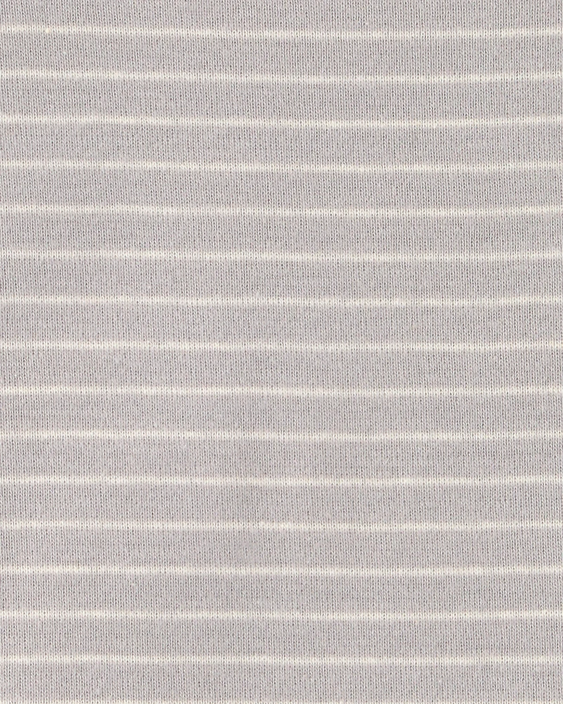 Baby 6-Pack Sheep Long-Sleeve Bodysuits - Grey/White