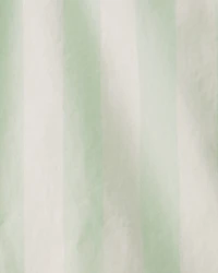 Baby Girl Striped Pants - Green/Ivory