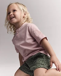 Toddler Henley Tee - Rose