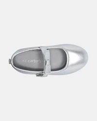 Toddler Girl Dress Shoes - Silver