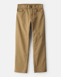 Boys Cotton Chino Pants - Khaki