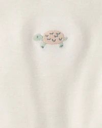 Baby 5-Pack Animals Sleeveless Multipack Bodysuits - Cream