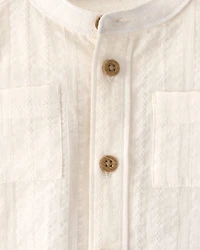 Baby Boy 3-Piece Solid Short-Sleeve Top & Short Set