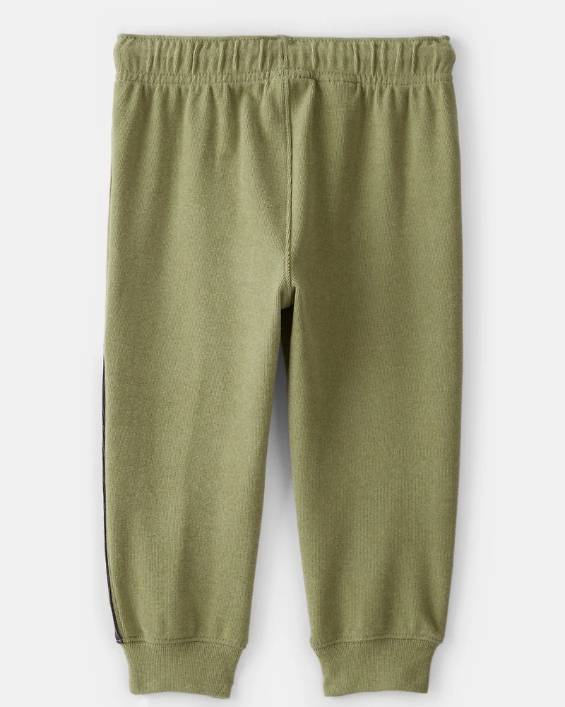 Toddler Boy Colourblock Joggers - Green
