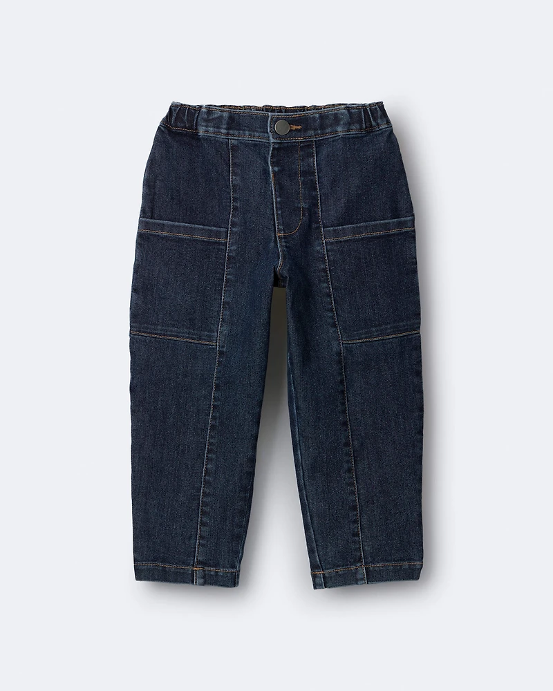 Toddler Pocket Pant Denim - Blue