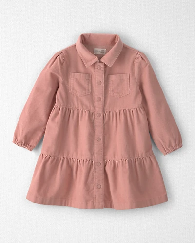 Toddler Girl Organic Cotton Corduroy Dress