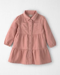 Toddler Girl Organic Cotton Corduroy Dress
