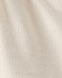 Baby Girl French Terry Shorts - Cream