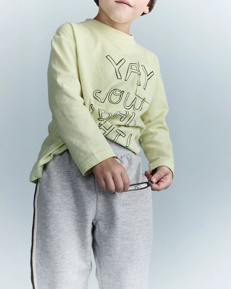 Toddler Fleece Jogger Pant - Heather Grey