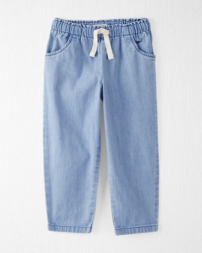 Toddler Boy Organic Cotton Chambray Pants