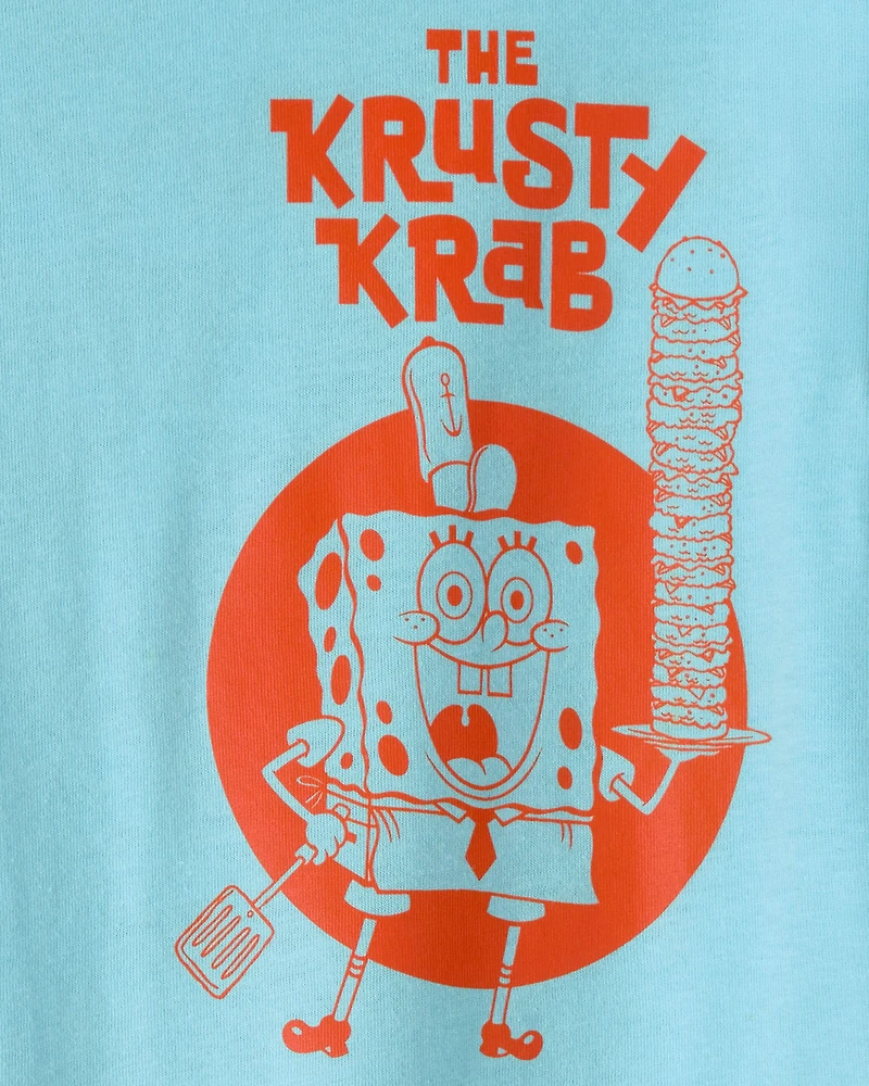 Boys Nickelodeon Spongebob Squarepants Graphic Tee - Blue