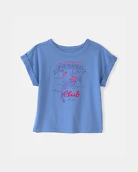 Toddler Girl Mermaid Top - Blue