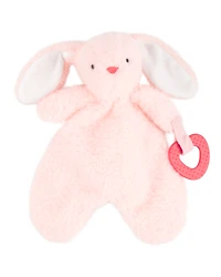 Baby Bunny Plush Teether Toy - Pink