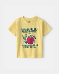 Toddler Farmers Market Graphic Tee - Yellow